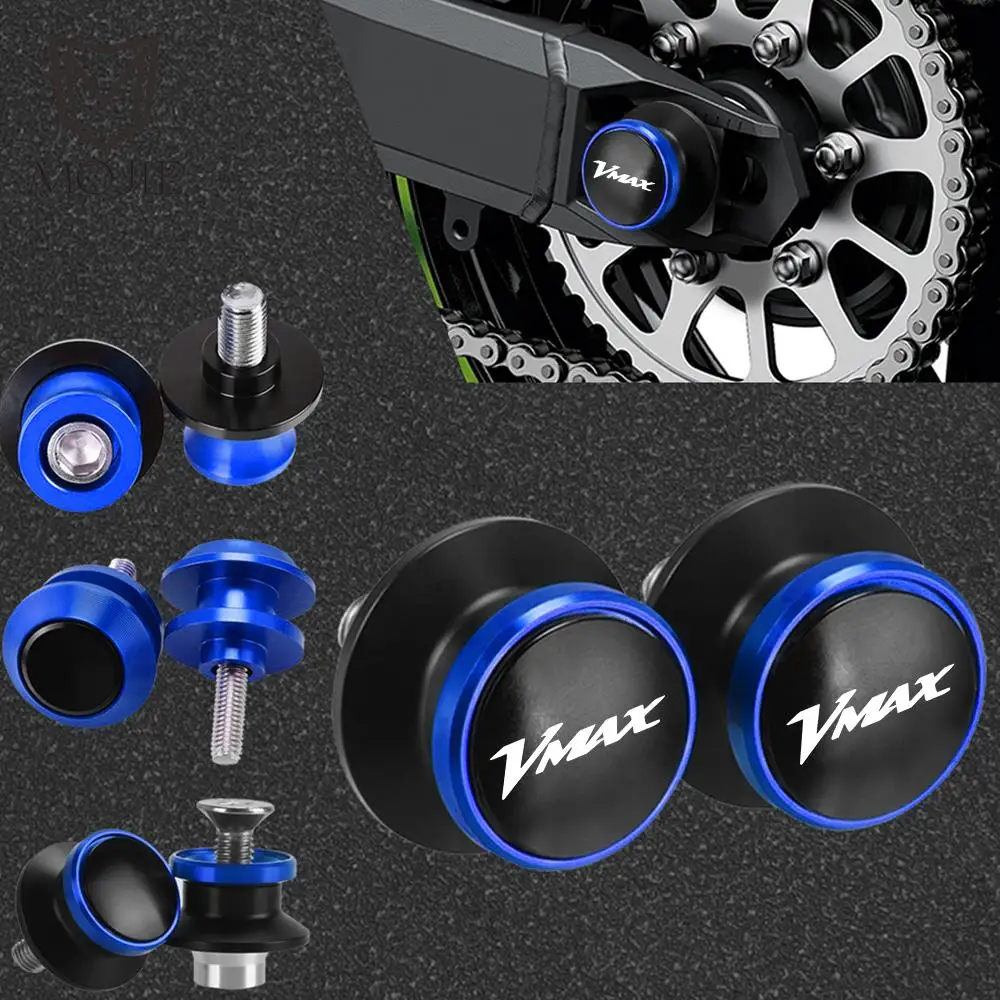 

6MM Motorcycle Swingarm Spools Rear Stand Screws Sliders Accesory For Yamaha V-MAX VMAX 1200 V-MAX1200 VMAX1200 V-max Vmax 1700