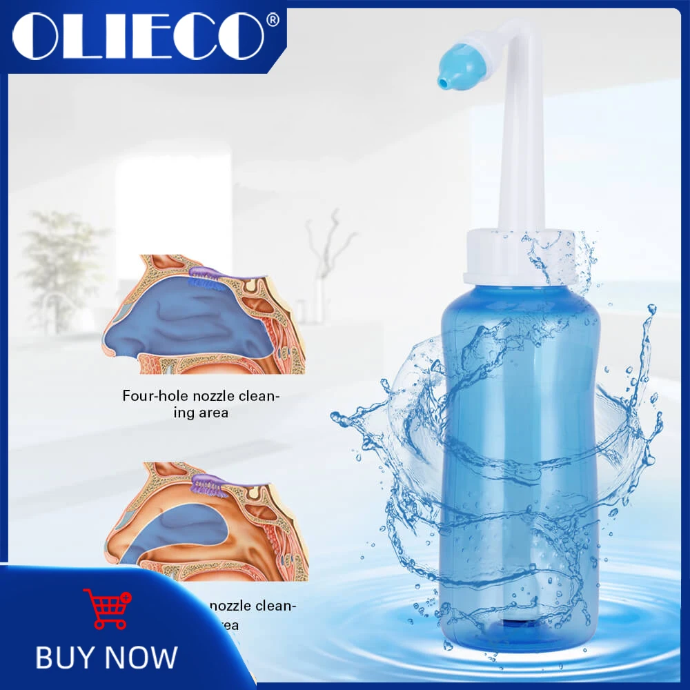 

300ml 500ml Adult Child Nasal Washer Irrigator Nose Moistens Cleaner Allergic Rhinitis Cleaning Bottle Tool Family Health Care