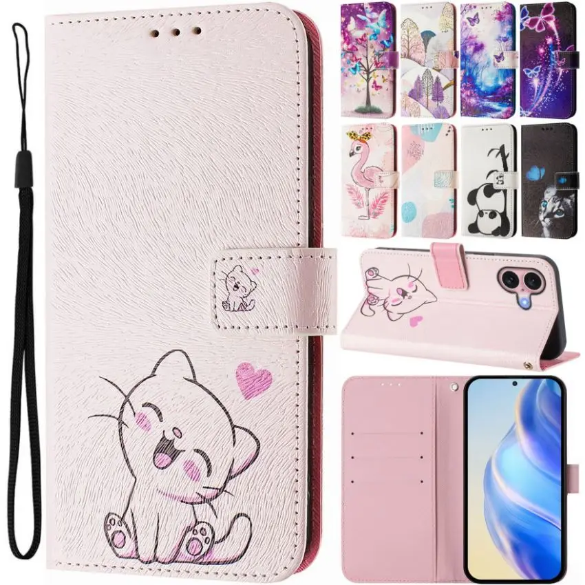 Чехол с рисунком Милая кошачья панда для Apple iPhone XR X XS Max 6 6S 7 8 Plus SE4 SE 2022 задняя