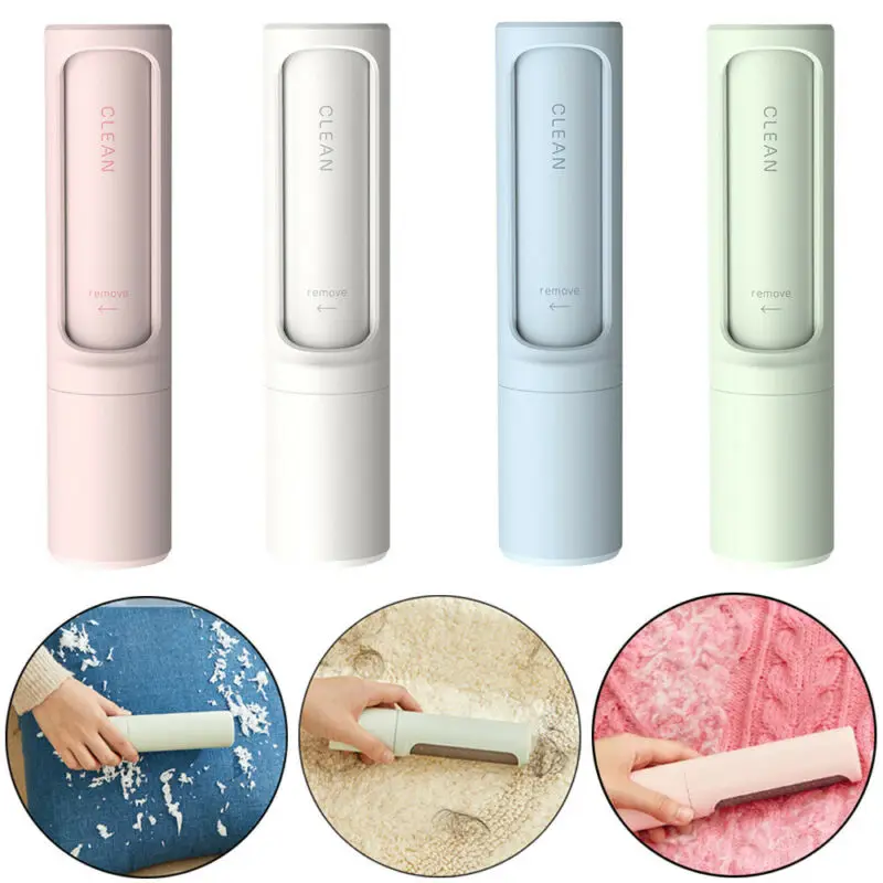 

Reusable Washable Manual Lint Sticking Rollers Sticky Picker Sets Cleaner Lint Roller Pets Hair Remover Brush dog cleaning tool