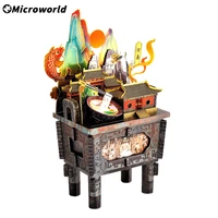 microworld 3d metal puzzle game chinese henan province featured building models kits diy laser cutting jigsaw christmas toy gift