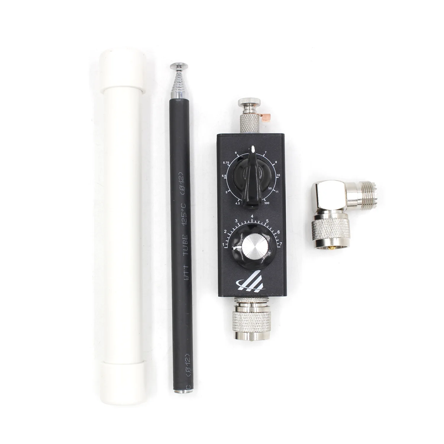 

QRP Shortwave Antenna 20W 30cm/11.8 Inch 5MHz-55MH Adapter Antenna Aviation HF Antenna Mini ANT Tuner Practical
