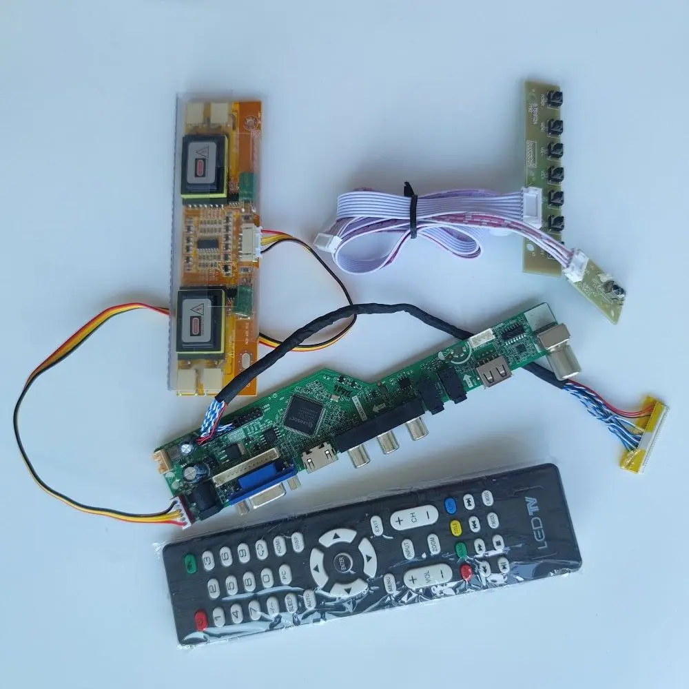 Комплект платы контроллера телевизора для Φ/TLD2/TLE2 ЖК светодиодный LED 19 "1440x900 HDMI-совместимый AV VGA Аудио USB