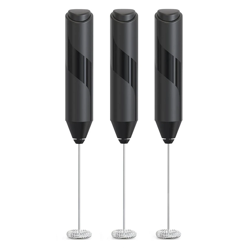 

Milk Frother Handheld Electric Foam Maker, Electric Frother, Electric Stainless Steel Whisk For Coffee, Frappe