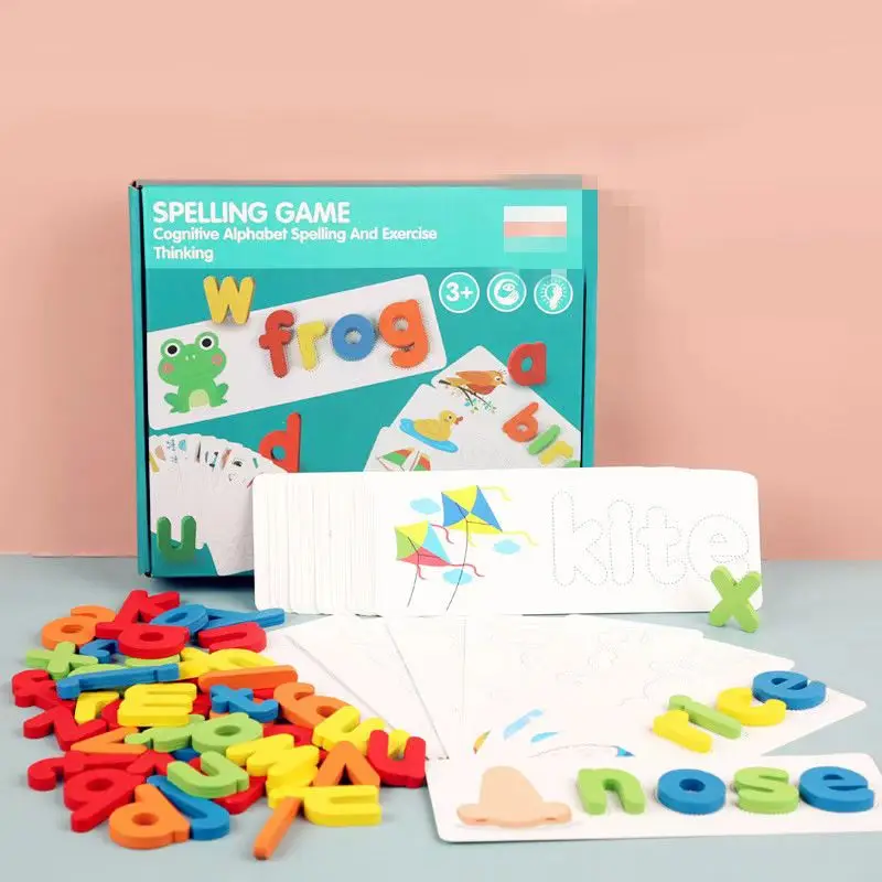 

Детский деревянный пазл, Английский алфавит