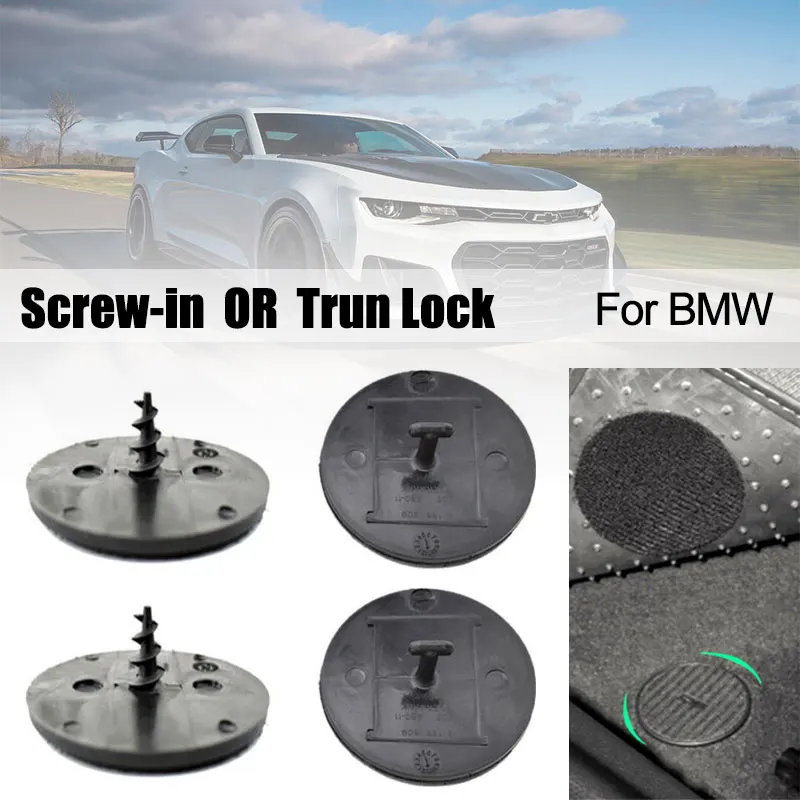 

2pcs Floor Mat Clip T Anchor Plate Lock For BMW F10 F11 E65 E66 07149166609 -1, 3, 5, 6, 7, X3, X4, X5, X6 Series Car Accessorie