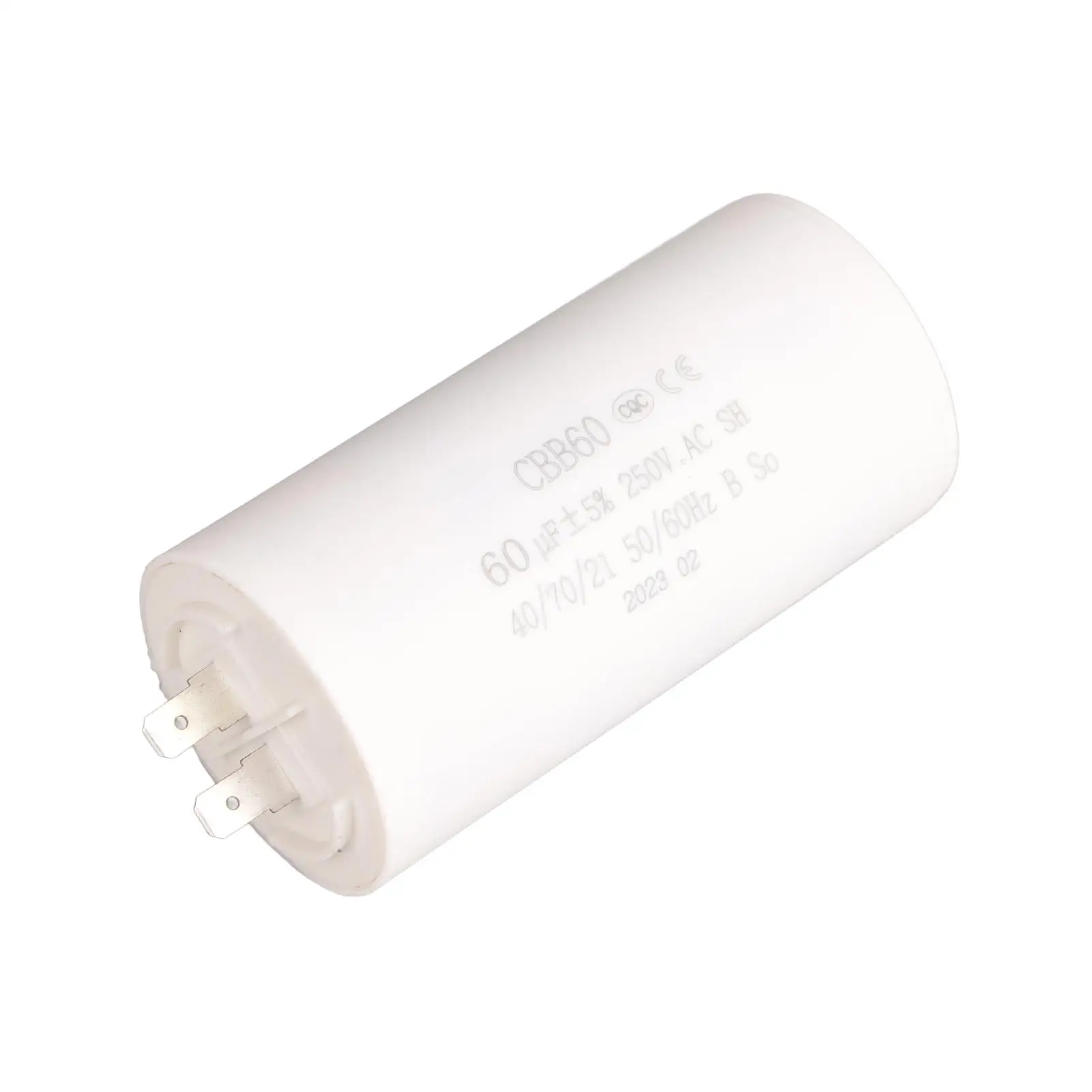 Конденсатор цилиндра переменного тока 250 В CBB60 60 мкФ для моторных насосов - 50/60 Гц