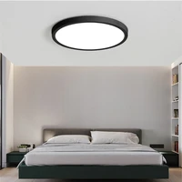 led ceiling lamps for room round 38w 30w 18w white black led ceiling chandelier for bedroom kitchen dinning room lighting