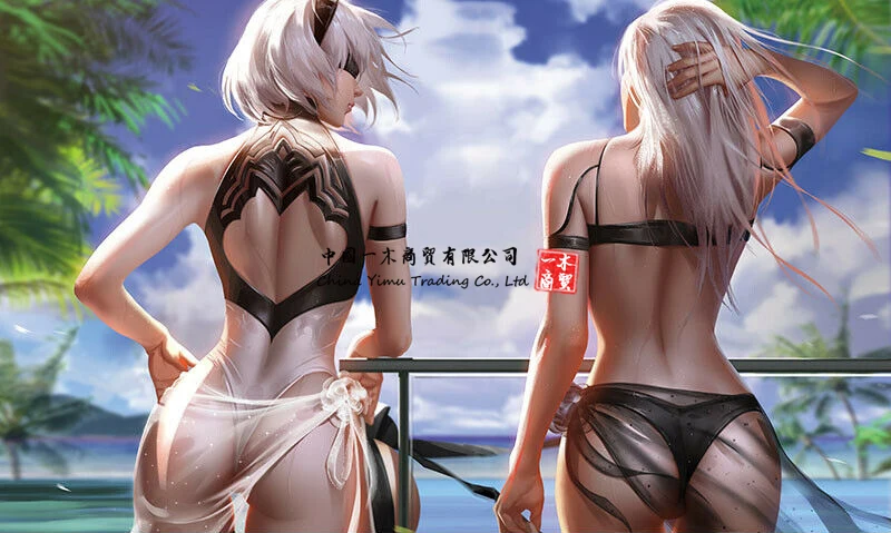 

HD Anime Poster 2b sticker Home Decor Wall Scroll decal for Chrysler Ford