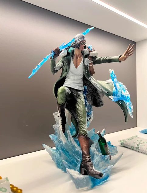 Фигурка Gk One Piece Аниме 30 см Aokiji Kuzan ПВХ 2 Головки Руки Коллекция Украшение Комнаты