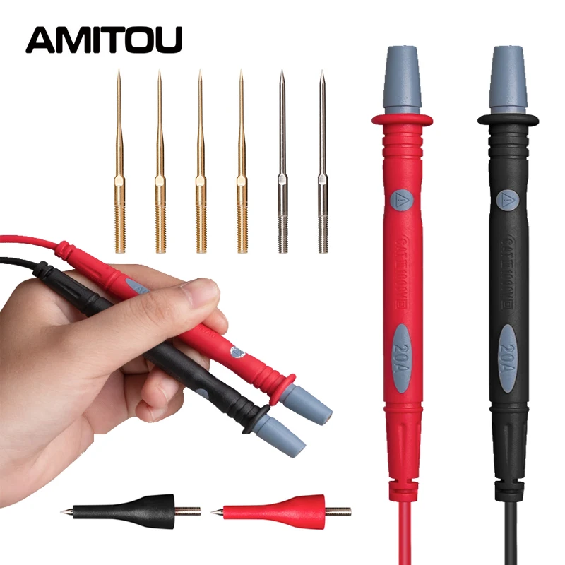 AMITOU TB1010 Multi-Functional Combination line Test Leads Probe Wire Pen Cable Digital Multimeter Wire Tester for Eletric Tool