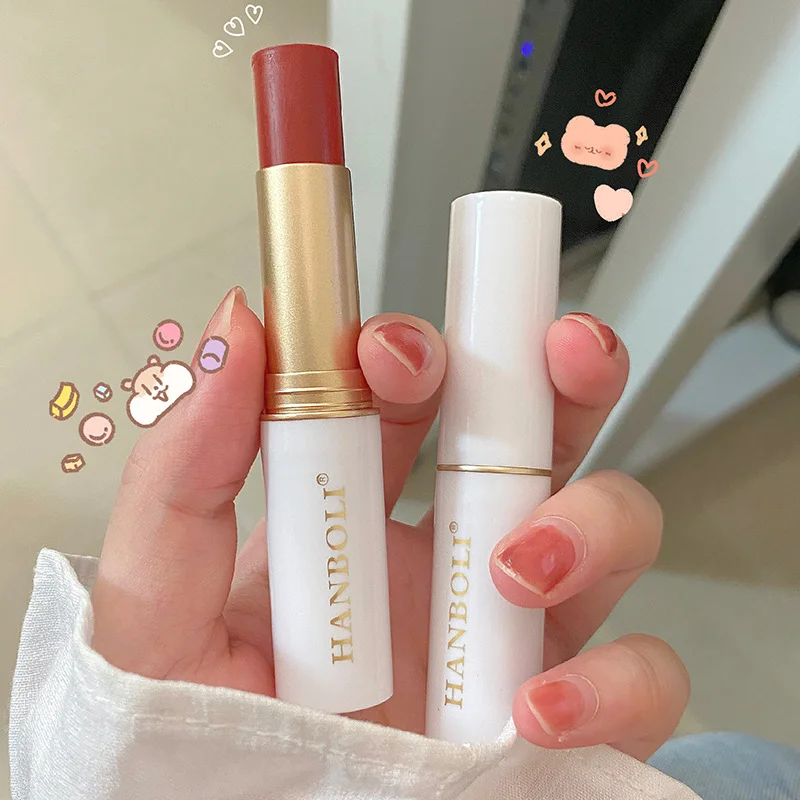 

Lip Balm Color Changing Moisturizing Gold Foil Lip Gloss Natural Lasting Carrot Stick Glaze Lip Skin Primer Makeup Lip Care Oil