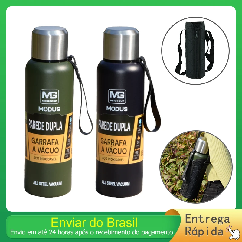 

Portable 316 Stainless Steel Thermal Bottle Vacuum Insulated Tumbler with Rope Thermal Bottle 1000/1500ml