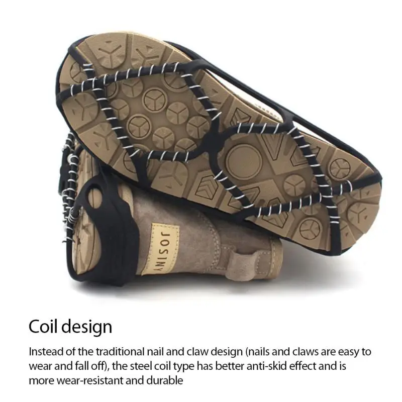 Уличные ледовые захваты бутсы кошки зимние для скалолазания противоскользящие