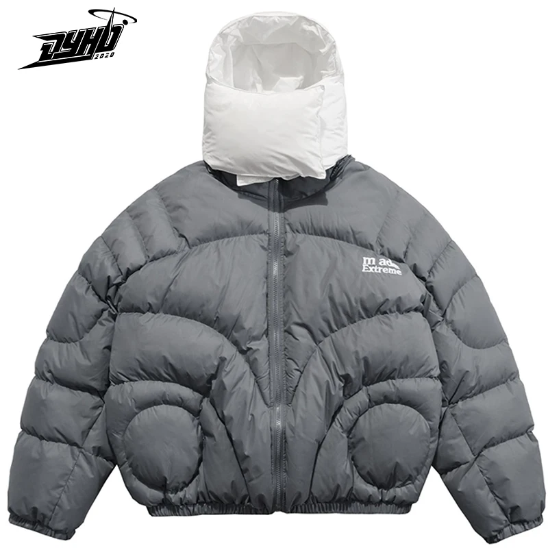 Зимняя новая Толстая парка пуховик для мужчин уличная одежда в стиле Харадзюку