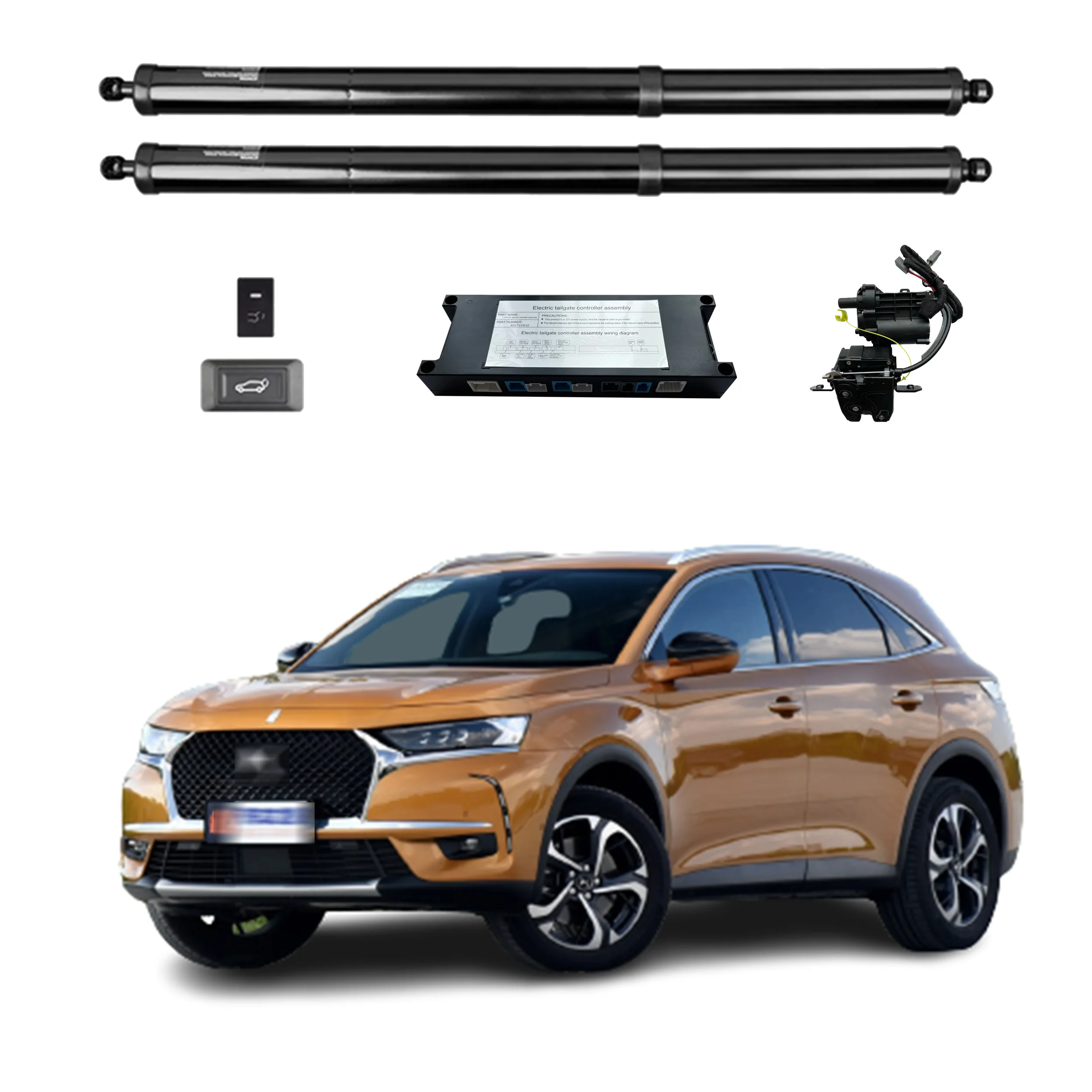 

For DS7 2018+ Electric Tailgate Rear Door Power Liftgate Auto Trunk Open And Close With Remote Control Function Soft-close