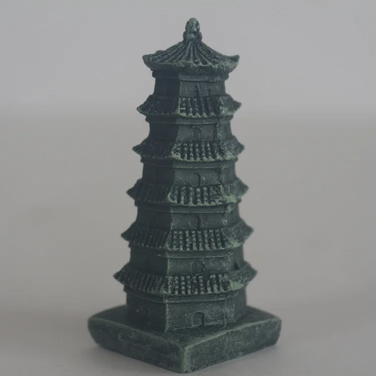 Статуэтка шестиугольная башня статуэтка декоративные небольшие украшения с