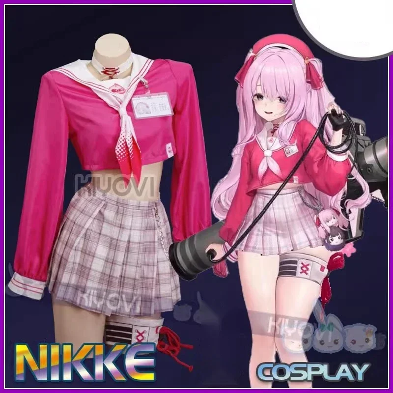 Игра NIKKE The Goddess of Victory Yuni костюмы для косплея девочек JK студенческая форма моряка