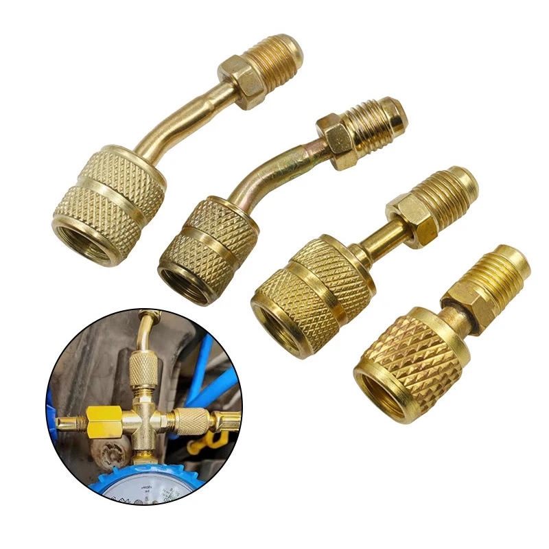 

R22 To R410 Air Conditioning Fluoride Tube High Pressure Freon Pipe Refrigerator Adapter Liquid Adding Pipe Tool Accessories New