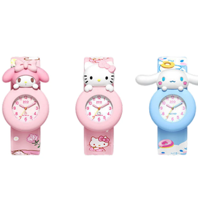 

Аниме мультфильм милые котята мимелоди Коричный поп-кольцо детские часы девочки дети праздник подарок игрушки цифровые часы
