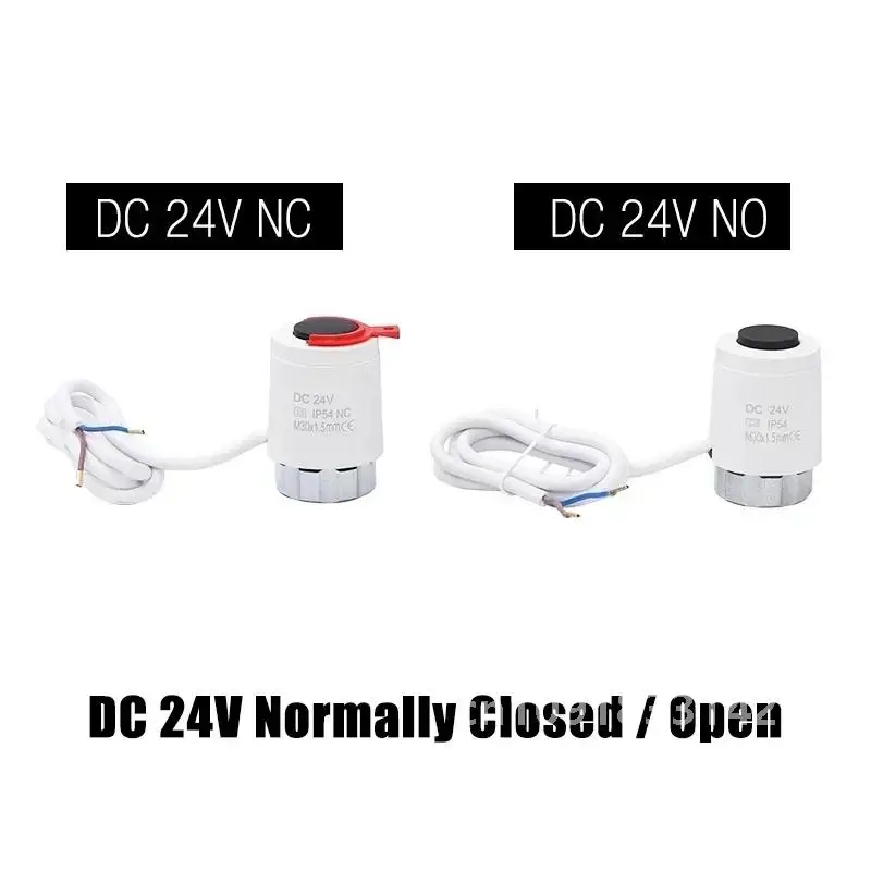 10 шт. 24 В нормально закрытый NC/открытый НЕТ M30*1 5 мм электрический термопривод для