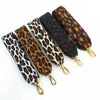 wide 5cm leopard print bag strap shoulder non adjustable strap crossbody bag replacement strap womens bag accessories