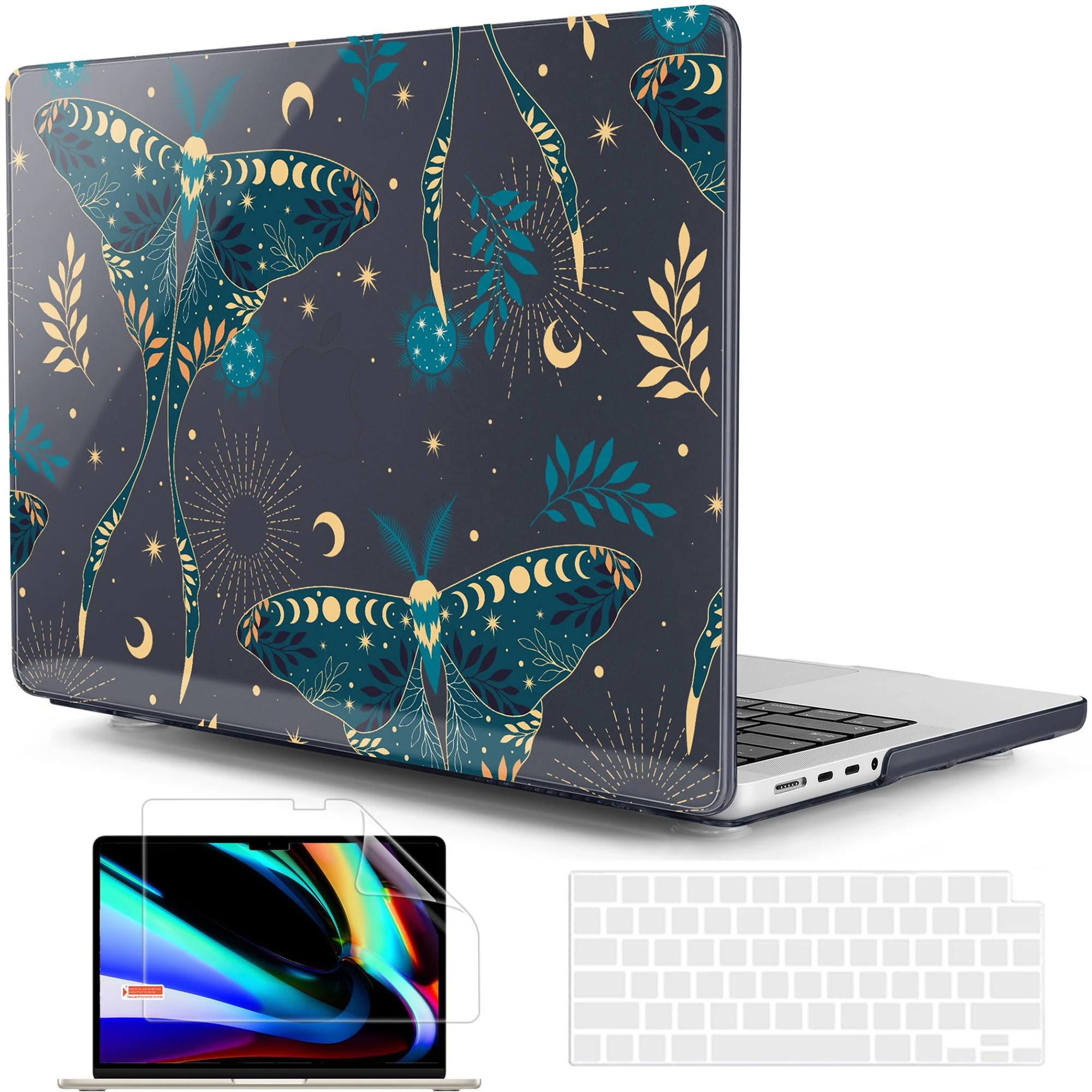 Чехол для ноутбука A2337 Macbook Air 13 M1 M2 m3 6 15 3 дюйма A2681 A3113 A2941 Cover 2021 2022 Shell Pro 14 16 A2992 A2991 2024