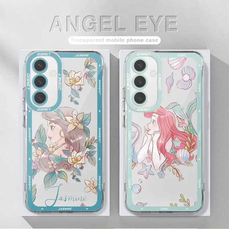 Чехол для телефона с изображением принцесс Disney прозрачный чехол Samsung A55 Женский A25