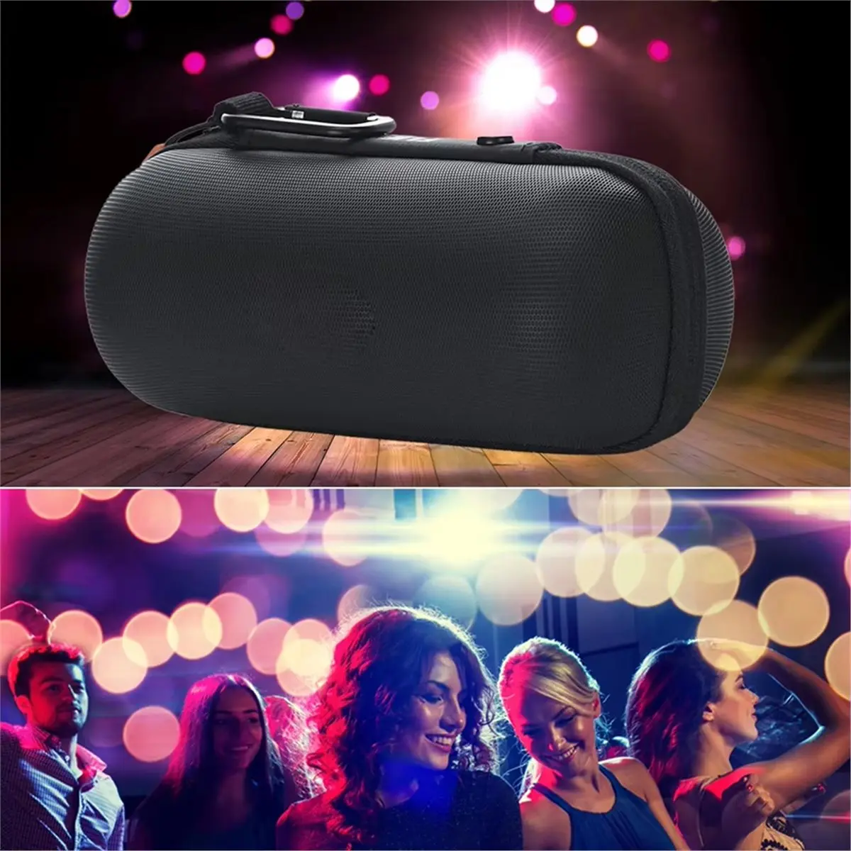 Фото (A23G) Защитный чехол для колонки JBL Flip6, дорожная сумка для переноски, ударопрочная сумка для хранения беспроводной Bluetooth-колонки №5