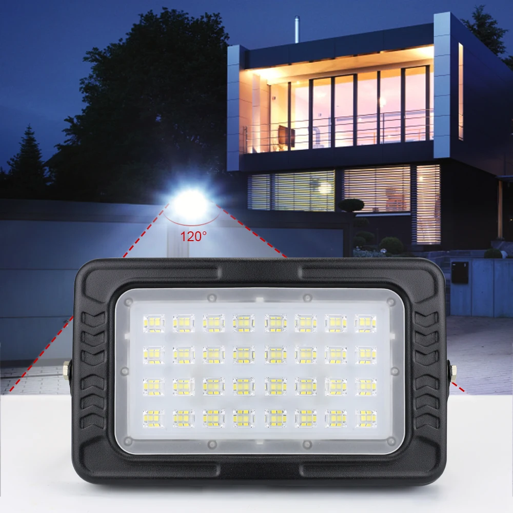 

Led Flood Light AC 220V 240V Outdoor Floodlight Spotlight 200W 100W 50W IP65 Waterproof LED Street Lamp Landscape Lighting