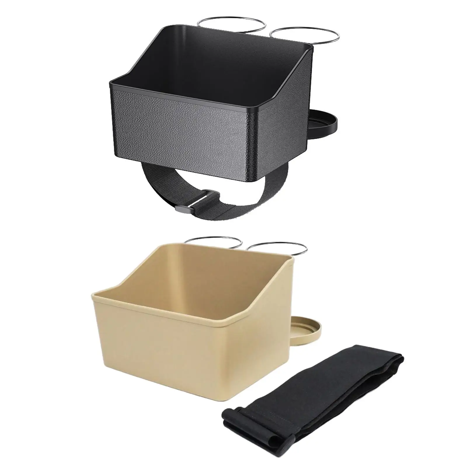 

Armrest storage Center Console Organizer Multifunctional Adjustable Strap Cup Holder Fits for Paper Keys