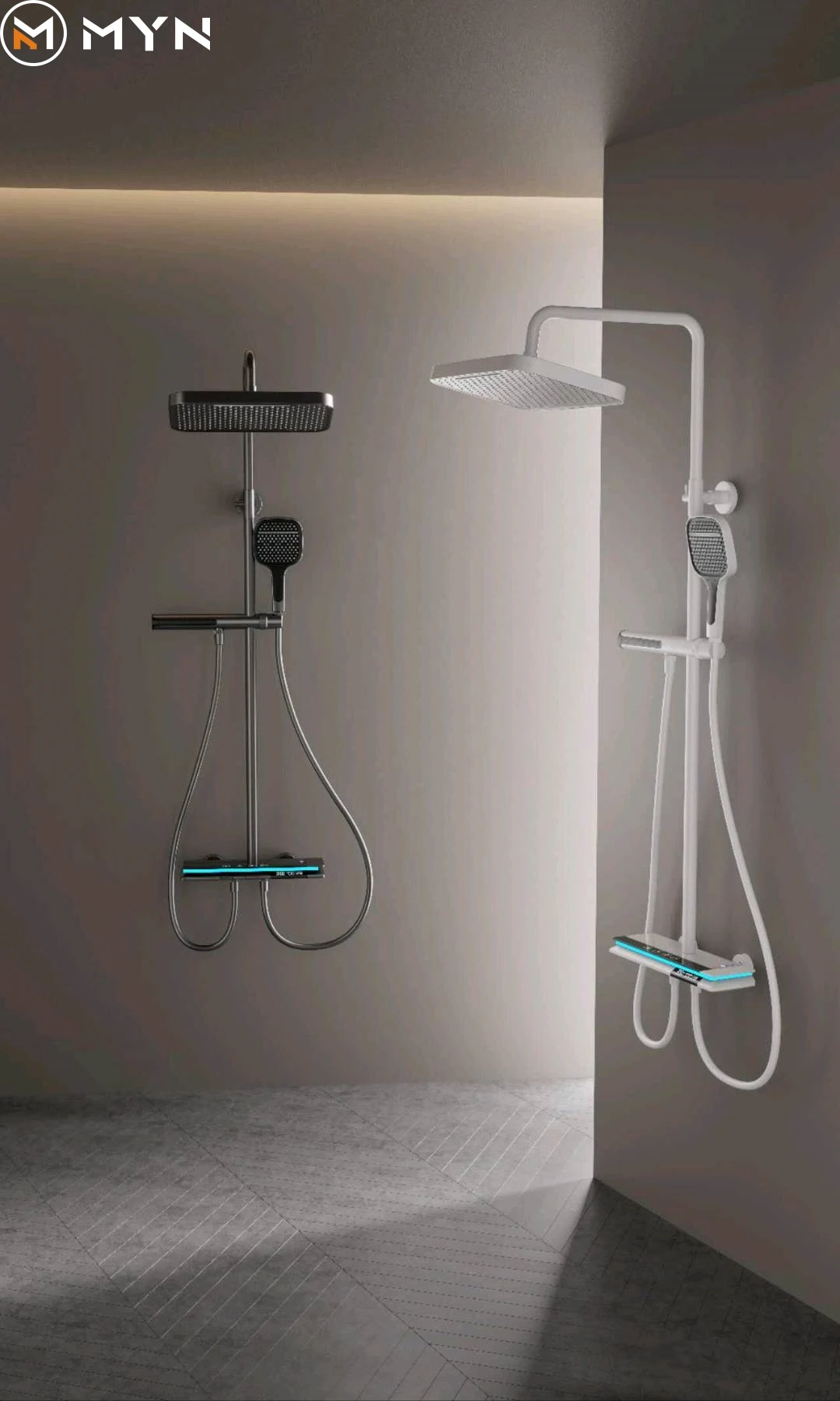 2024 г. Meiyani водопад спрей для ванной комнаты цифровой дисплей многофункциональный