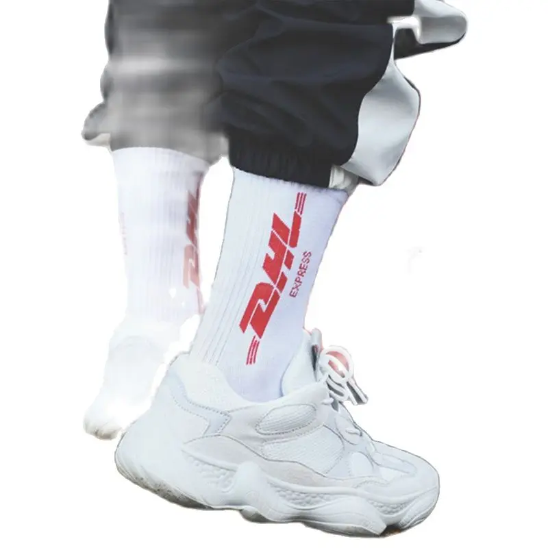 Носки мужские в стиле Харадзюку модные креативные с принтом уличная одежда