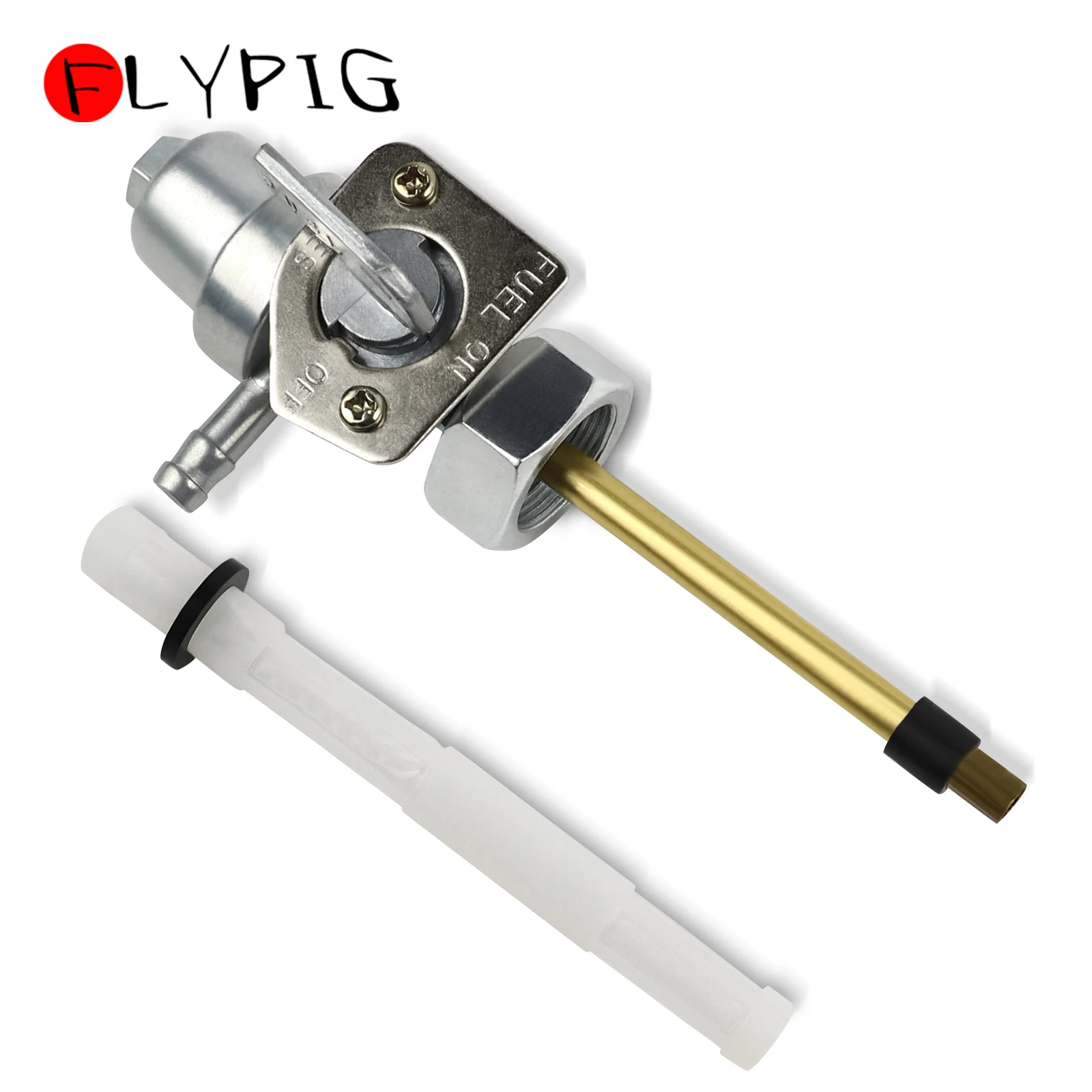 FLYPIG 18mm Gas Fuel Tank Switch Cock Tap Valve Petcock For Honda XL250R XR250L XL350R XL600R VF700C VF750C 16950-KBR-000
