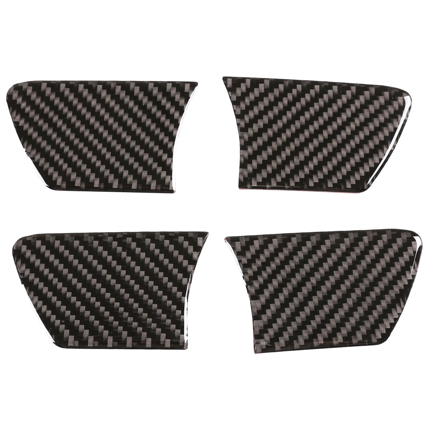 

4Pcs Carbon Fiber ABS Interior Door Handle Bowl Cover Trim Decorate Stickers for Toyota Highlander 2015-2018