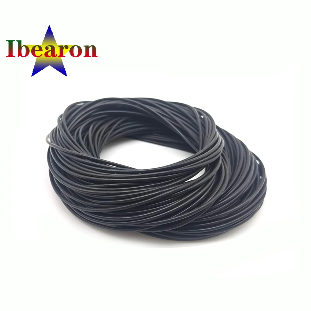 2PCS Black O Ring Gasket CS 7mm ID 106mm~272mm NBR(Nitrile Rubber Buna) Round Type Corrosion Oil Resistant Seal Washer