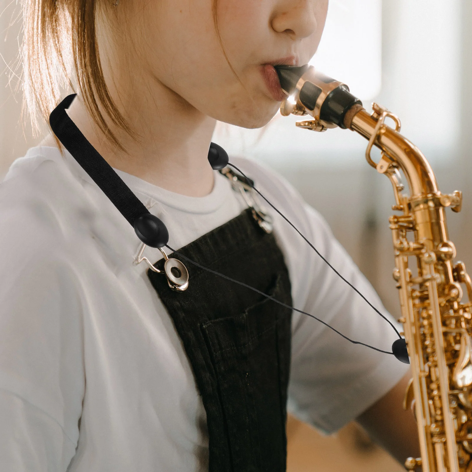 Музыкальный инструмент кларнет шейный ремешок инструменты нейлоновая лента с