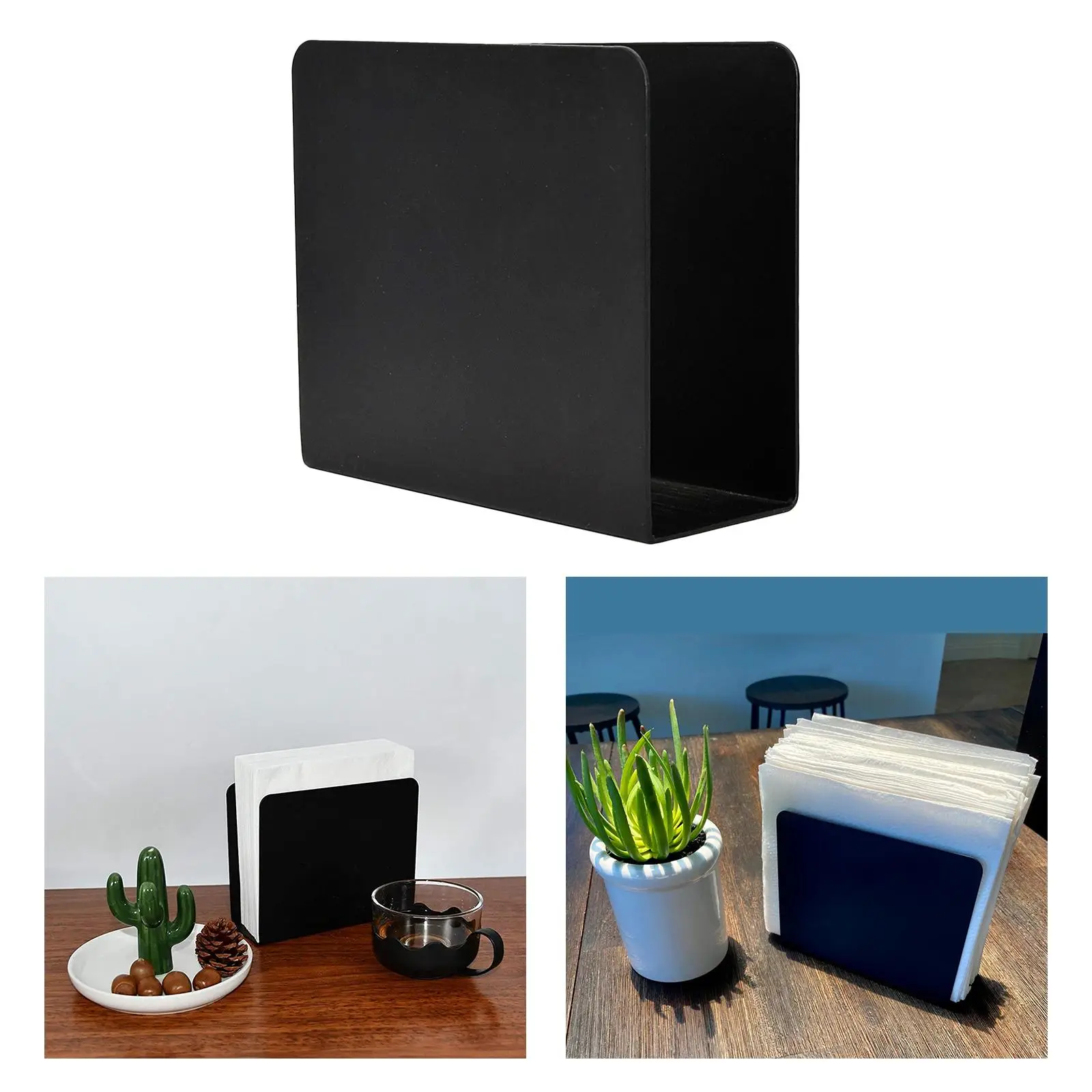 

Acrylic Napkin Holder Dispenser Napkin Rack for Kitchen Bedroom Accessories