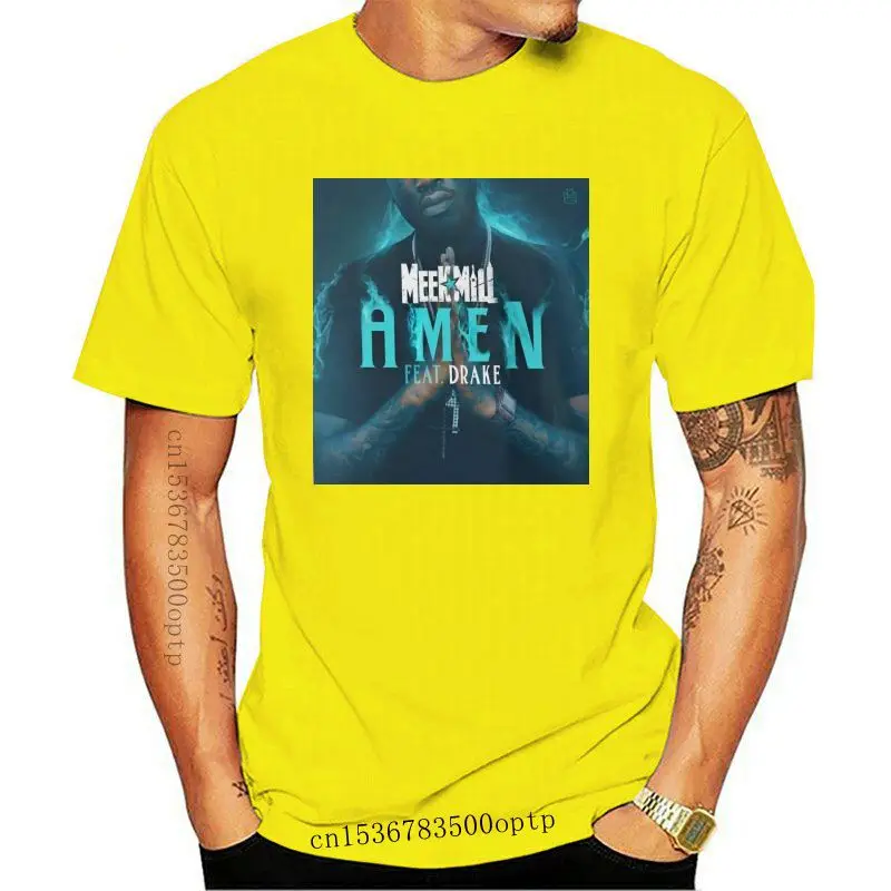 

Meek Mill-Camiseta de манга corta с круглым вырезом для мужчин, ropa informal с персональным, a la moda, de veran