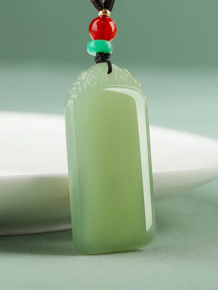 Подвеска из натурального нефрита пин-Ву Ши для мужчин и женщин ювелирные изделия