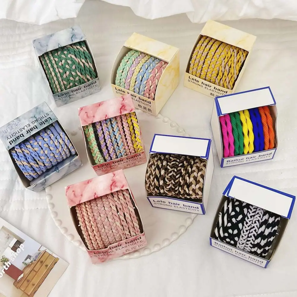 

Hair Rope Hair Accessories Ponytail Holder Braided Hair Ring Hair Rubber Bands Women Hair Scrunchies Elastic Hair Bands