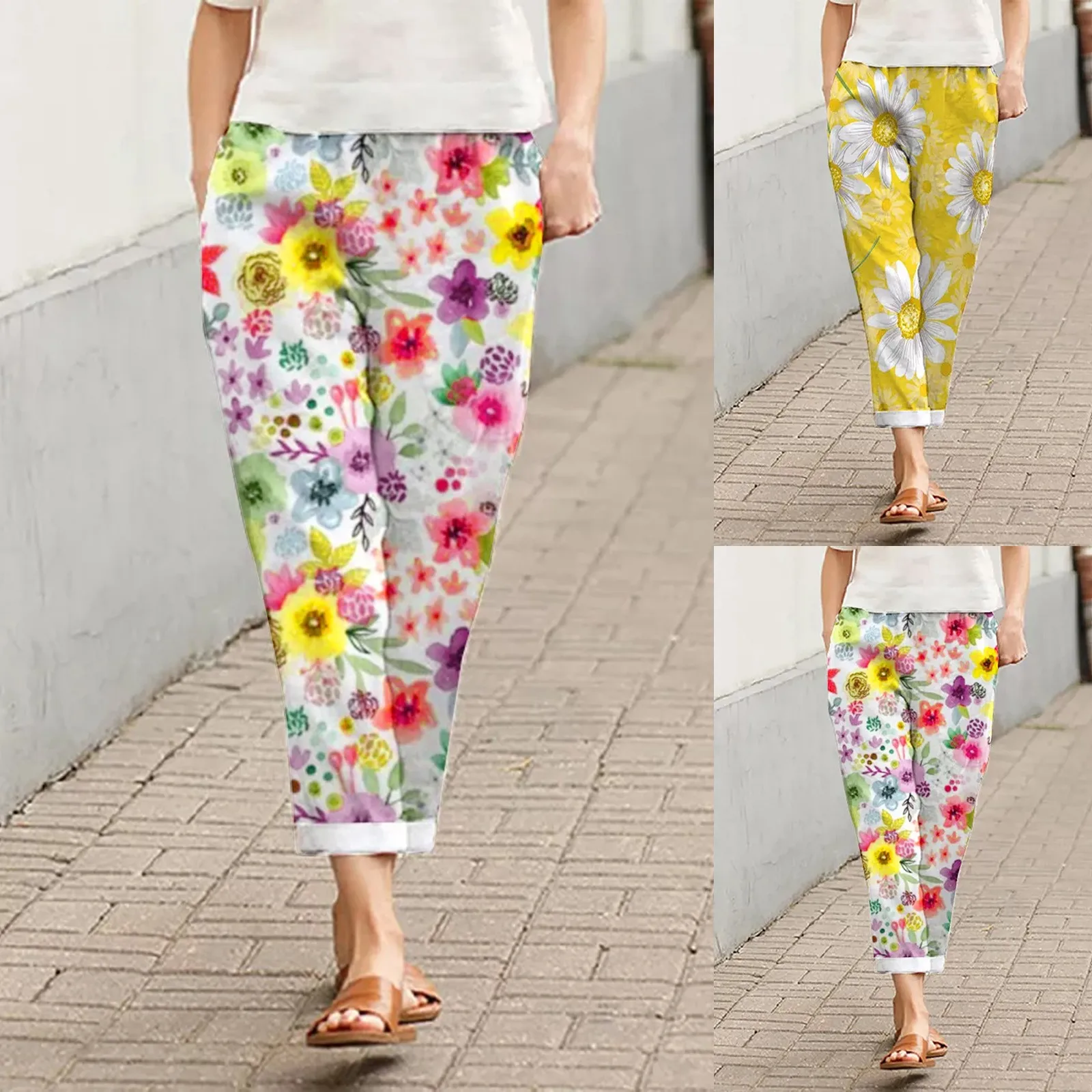 

Casual Pants Women Petite Womens Linen Loose Fit Style Relaxed Casual Pants Women Petite Business Casual Pants for Women Skinny