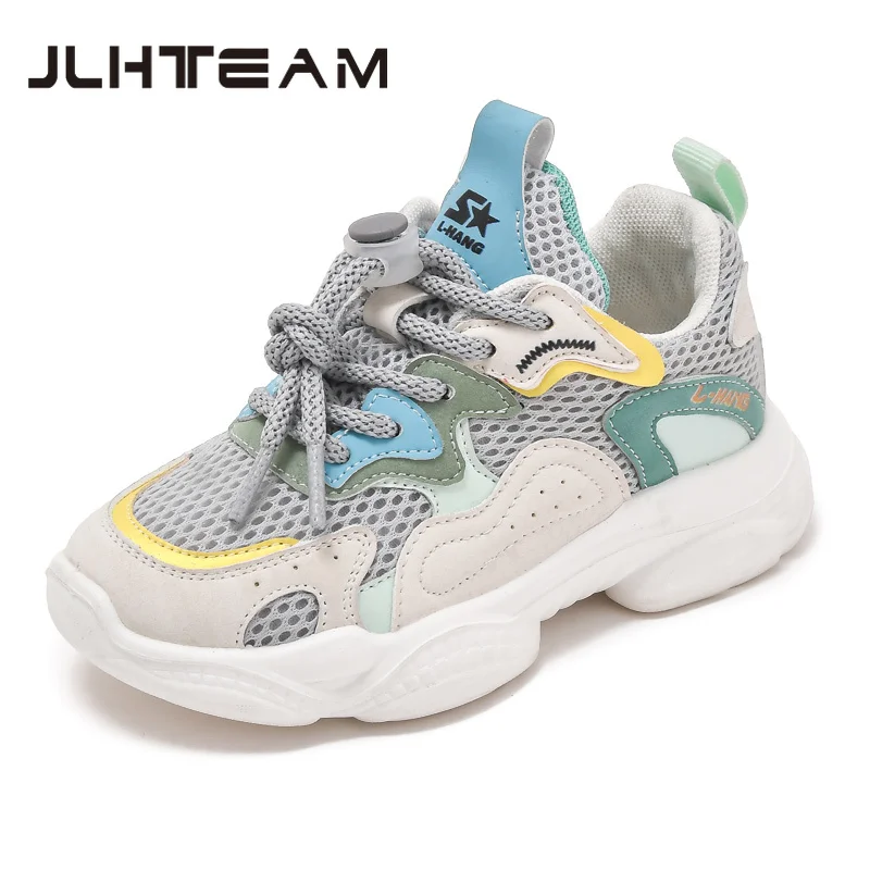 

Boys' Sports Shoes 2022 Spring and Autumn New Light Soft-soled Fashion Hook and Loop Girls' Casual Shoes Summer 2250