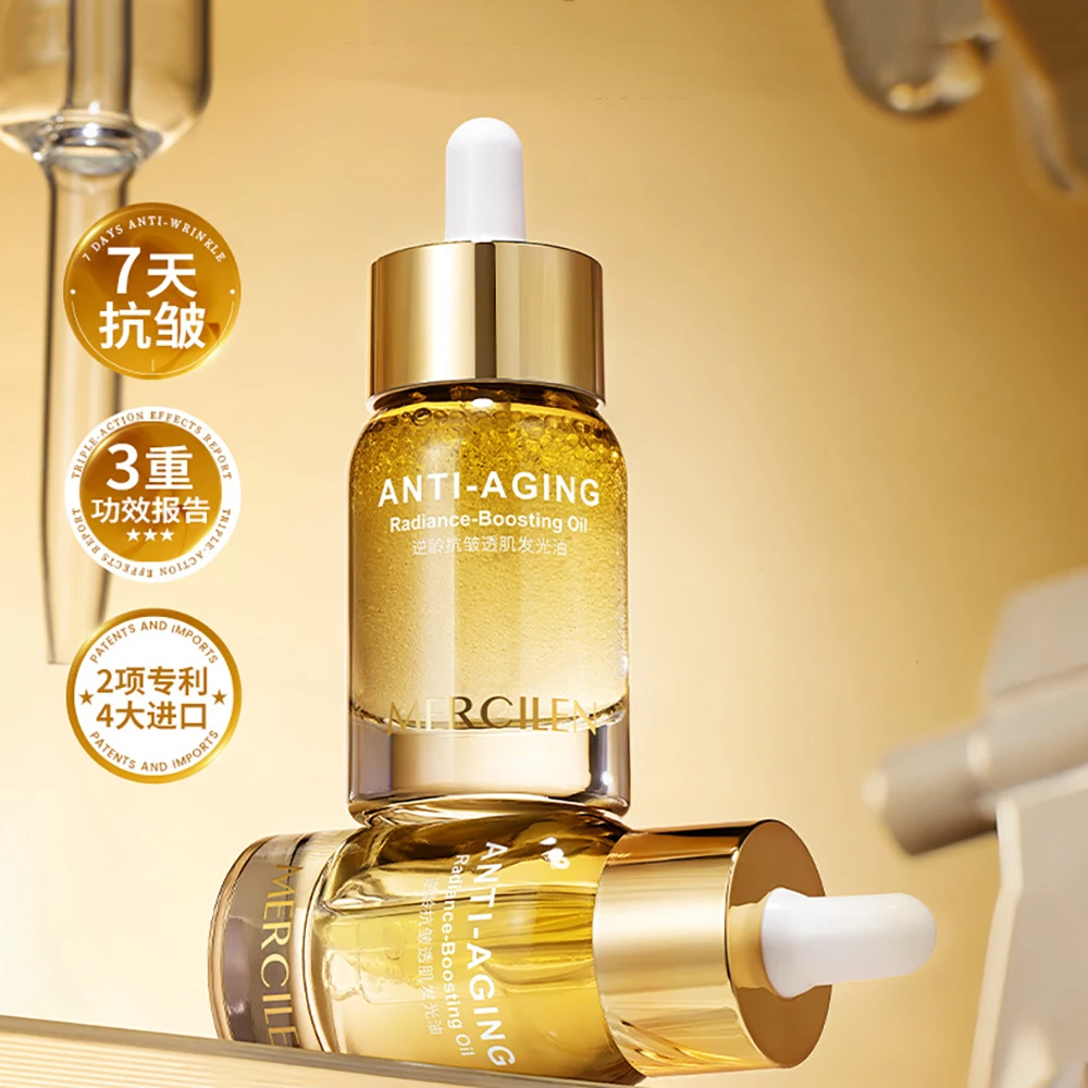 Фото Омолаживающее полупрозрачное масло-эссенция для лица: осветление тона кожи, улучшение состояния сухой и грубой кожи, увлажнение и питание. №4