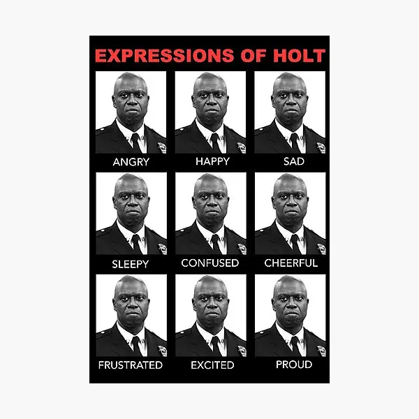 

Expressions Of Holt Poster Sitcker for Bumper Cute Wall Background Stickers Cartoon Decorations Decor Home Kid Anime