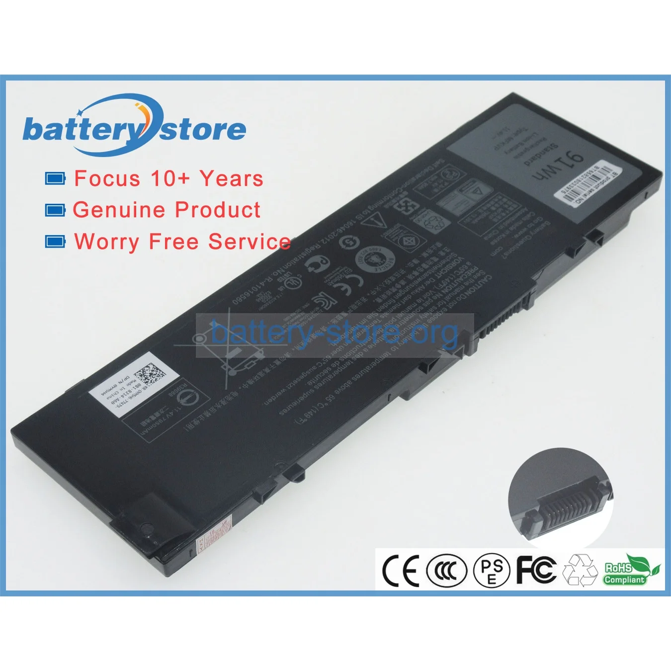 Оригинальные аккумуляторы для ноутбуков 0FNY7 MFKVP M28DH 1G9VM 451-BBSF TWCPG To5W1 451-BBSD 01V0PP 0T05W1 4PK2C