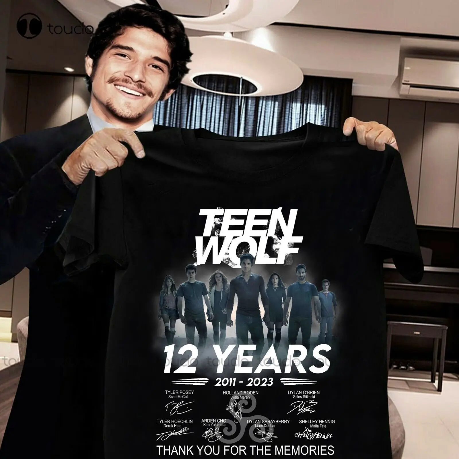 

Teen Wolf 12 Years Anniversary 2011-2023 Signatures Gift For Fans Movie Shirt Christmas Gift Xs-5Xl Streetwear