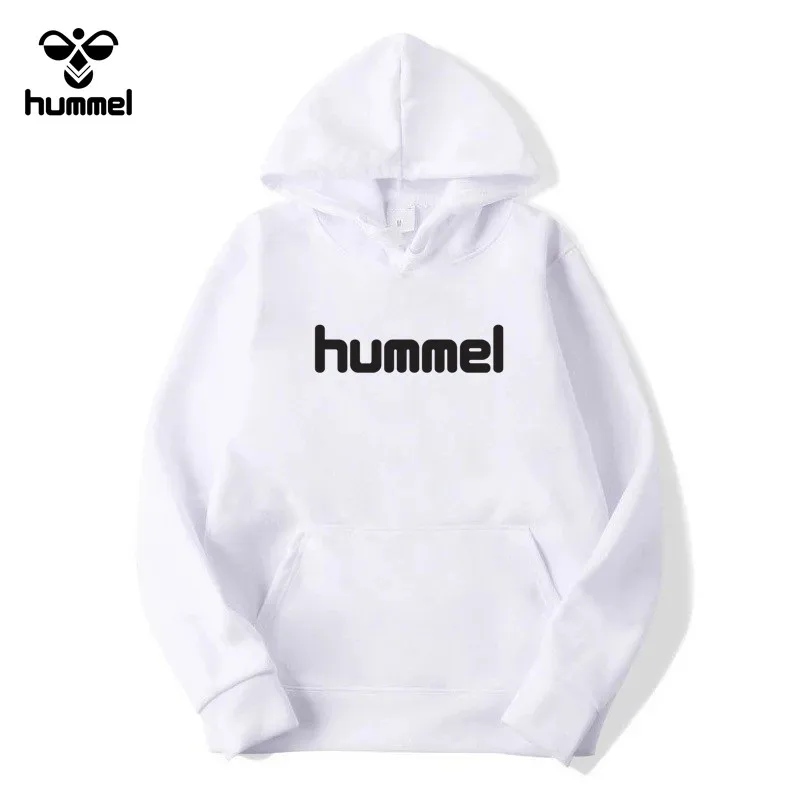 Новый бренд HUMMEL модная толстовка свитшот для мужчин весна-осень хип-хоп теплая