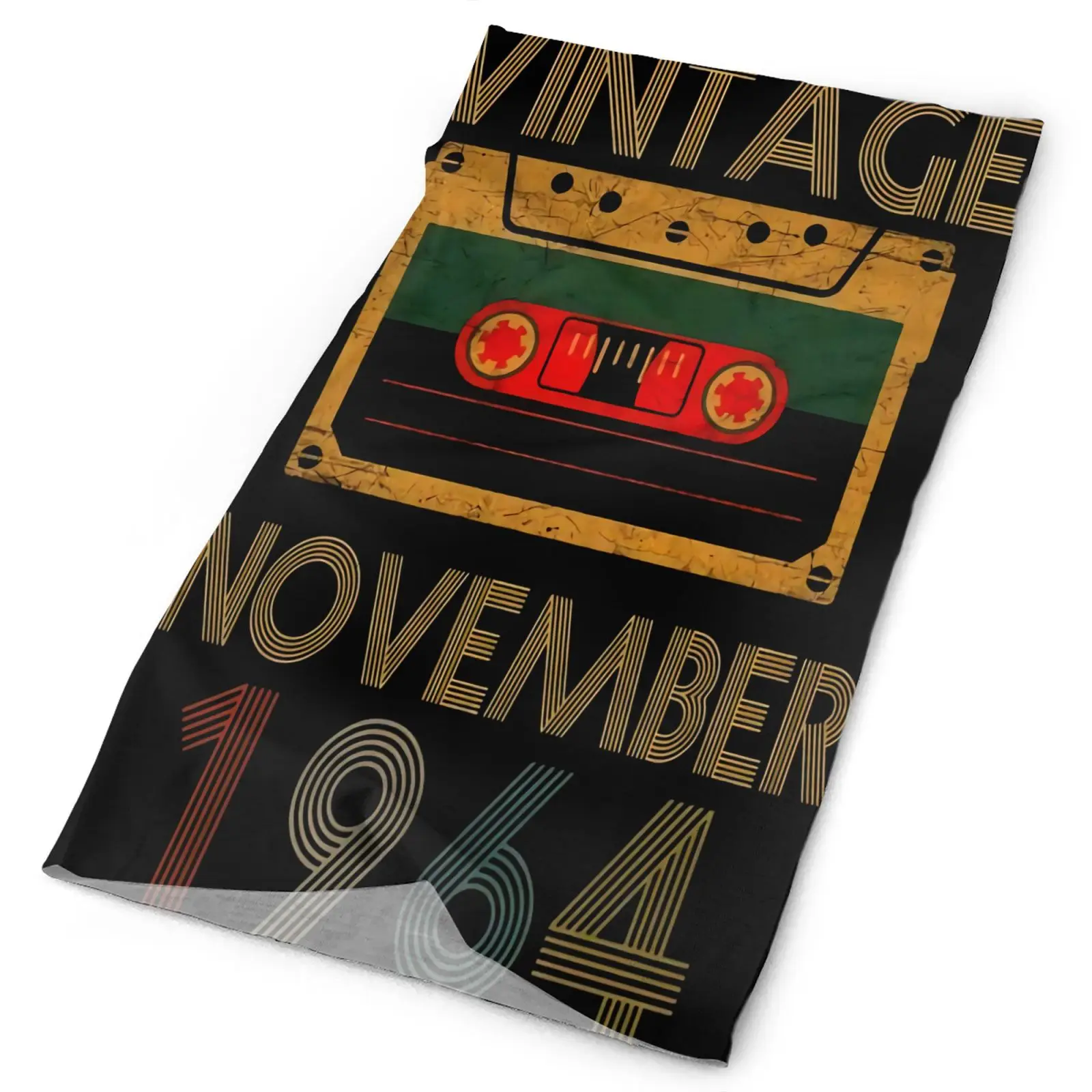 

Mixtape November 1964 Men's Bandana Man Scarf Bandana For Women Mask For Face Men's Bike Mask Tourism Scarf Cycling Camouflage