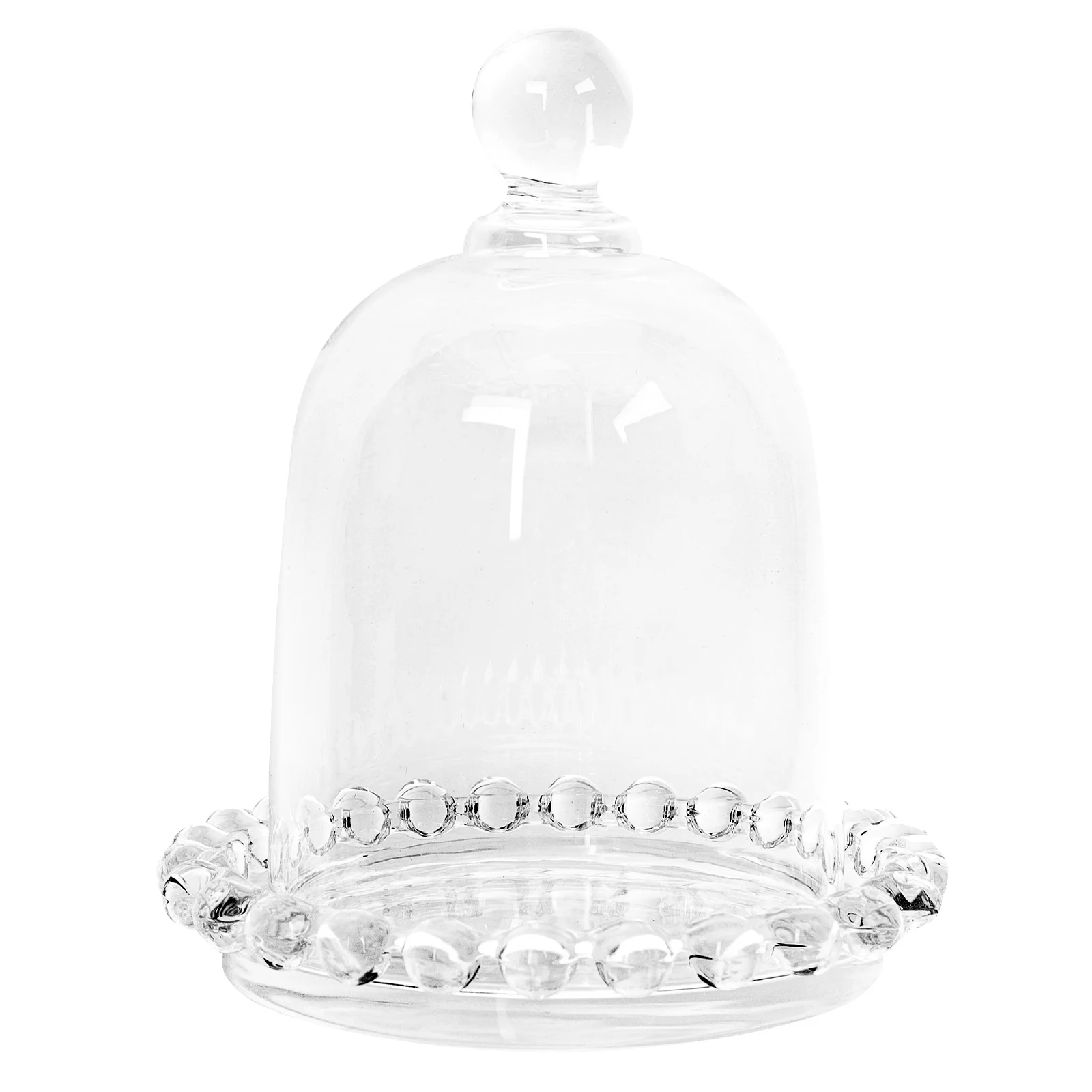 

Cake Stand Dome Cover Dessert Display Plate Cupcake Mini Tray Holder Serving Lid Candy Platter Cloche Jar Clear Tall Case Fruit